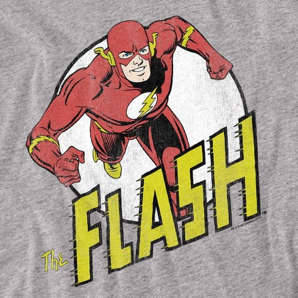 Dc Comics Flash Run Flash Run Short Sleeve Adult T-shirt Size Large - Picture 2 of 2
